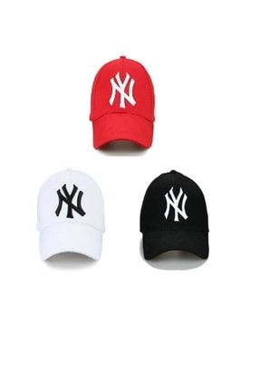 Ny New York 3'lü Unisex Set Şapka Ny Set TYC00393673061