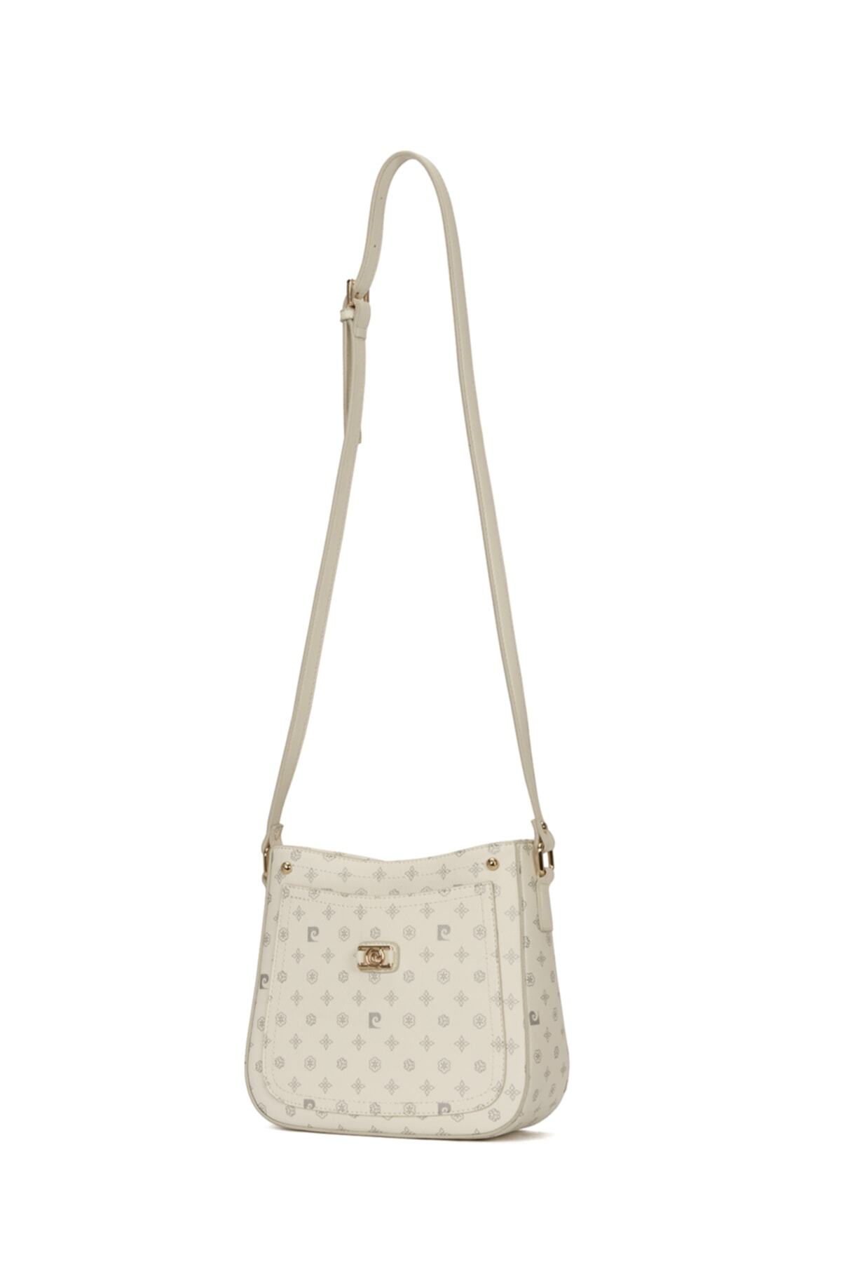 Pierre Cardin-Geantă de umăr pentru femei Monogram albă 05PO22Y1582 3