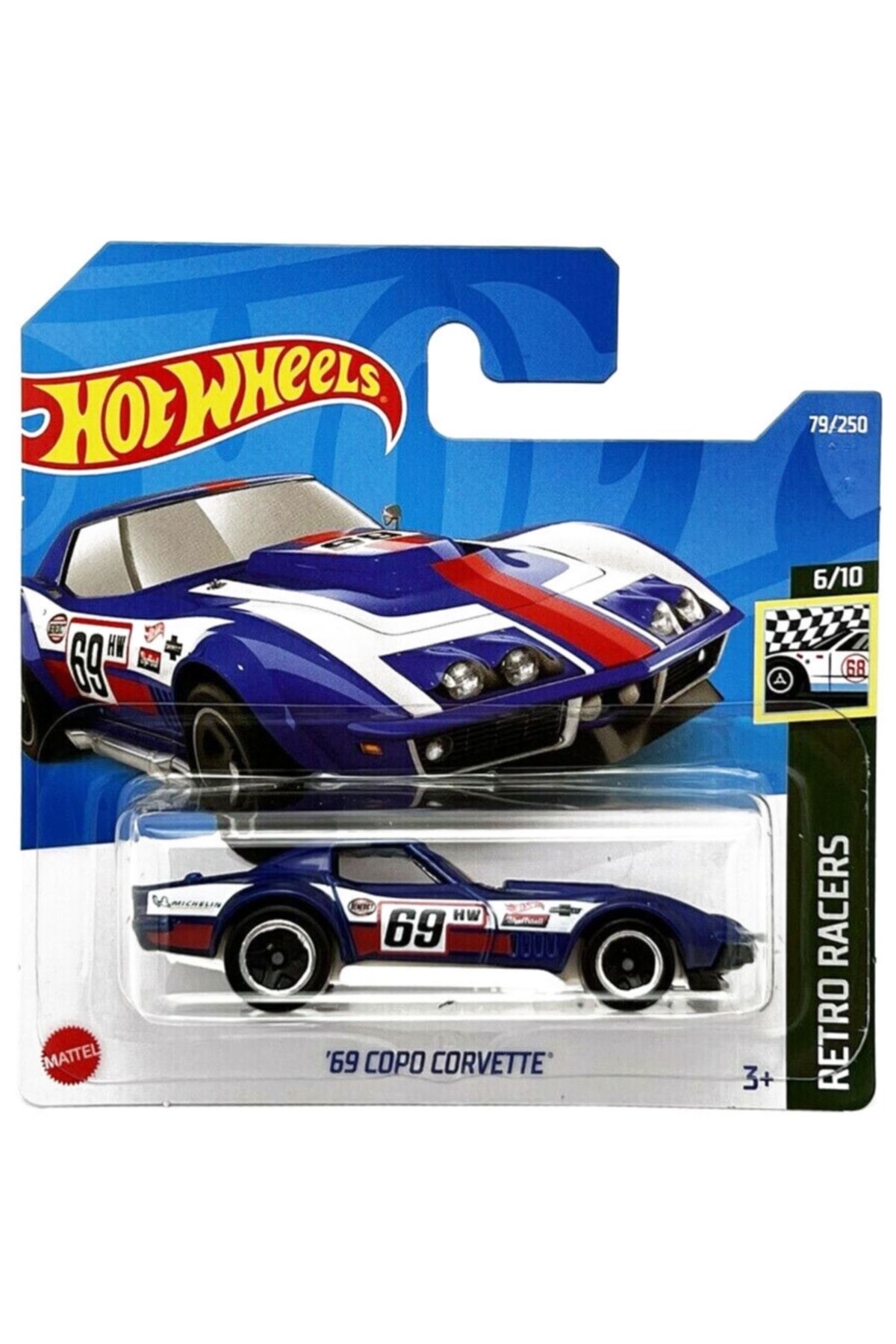 HOT WHEELS Tekli Arabalar '69 Copo Corvette Hcv10