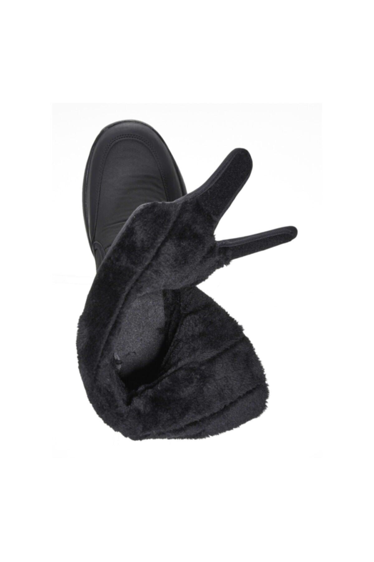 SEVER AYAKKABI  Kar Botu Siyah Kaymaz Taban Içerisi Kürklü 0801 Svr - Görsel 5
