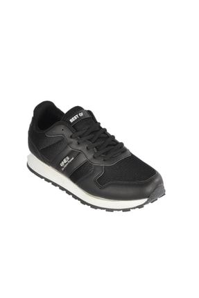 Ortopedik Eva Taban Siyah Beyaz Fileli Günlük Sneakers Spor Ayakkabı Bestof62