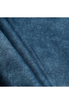 Mavi Dallas Nubuk Örme Kadife Döşemelik Kumaş S102-0101*V-0140
