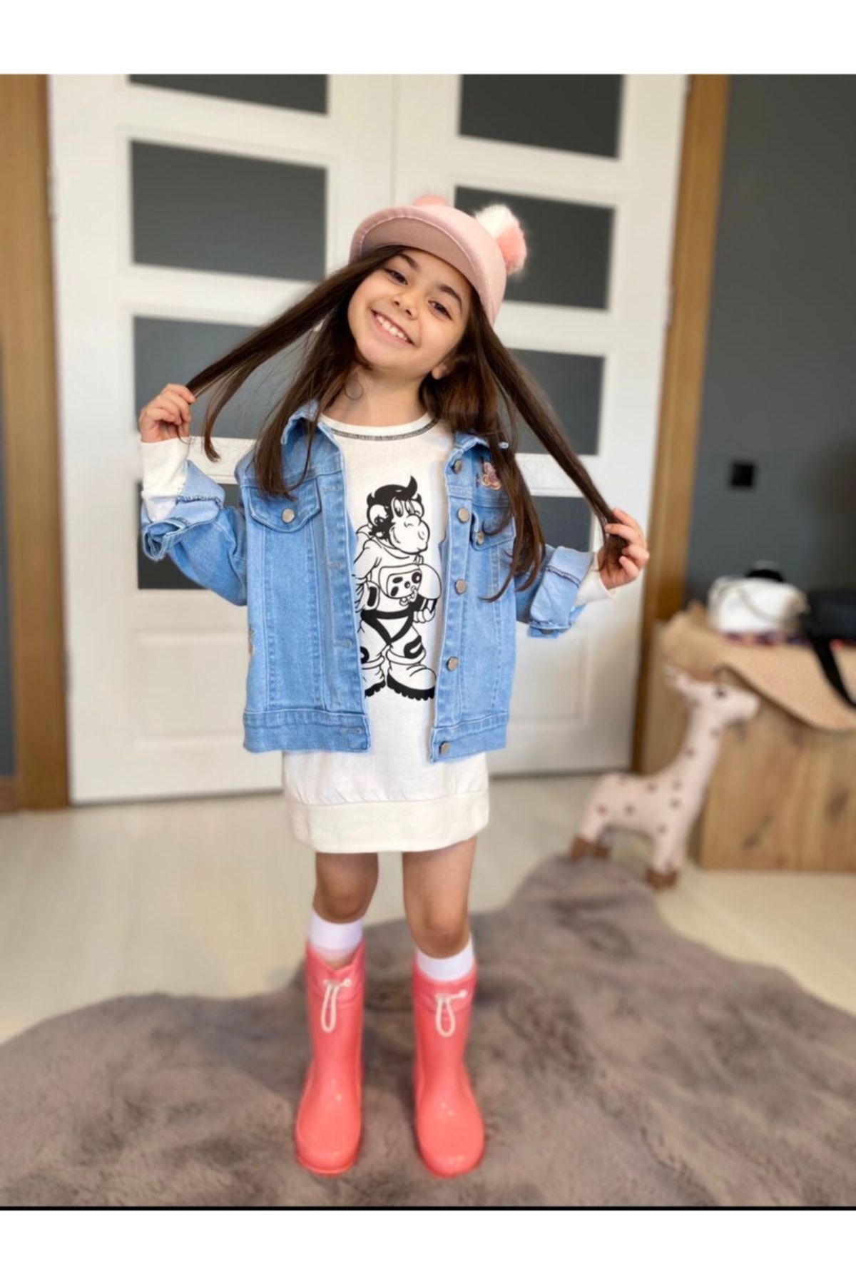 Denim jacket and deals timberland boots