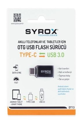Type C - Usb 3.0 Otg Usb Flash Dönüştürücü Dt13 TYC00129027800