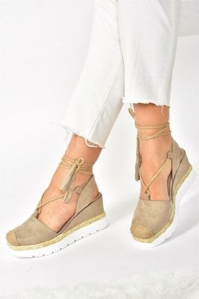 Ten Süet Dolgu Topuklu Kadın Ayakkabı M996138502