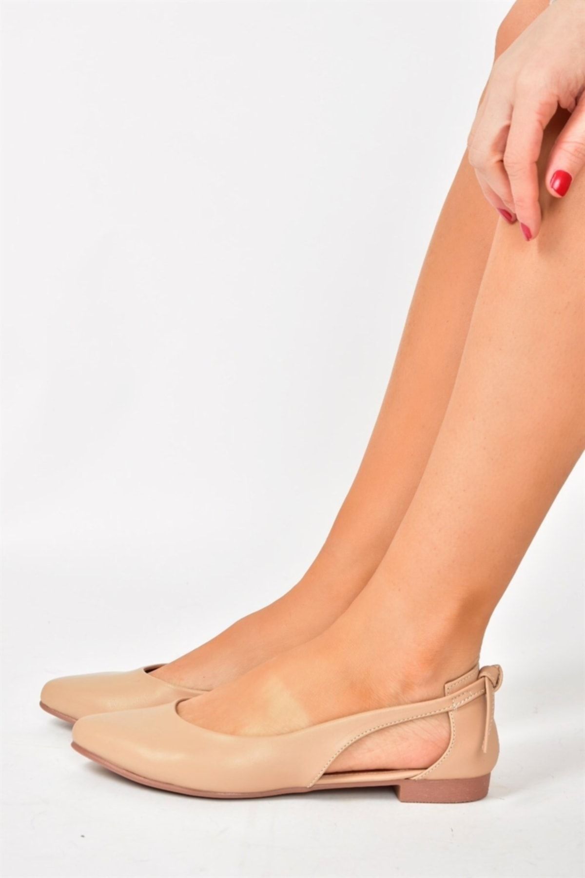 Tan ballerinas discount