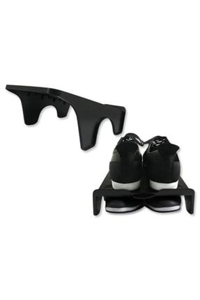 2 Adet Plastik Ayakkabılık Düzenleyici Organizer Çiftli Ayakkabı Rampası ANKASD-628000244080-2li