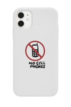 Iphone 11 Beyaz Gilmore Girls No Cell Phones Tasarımlı Lansman Kılıf FCIP11-CELL