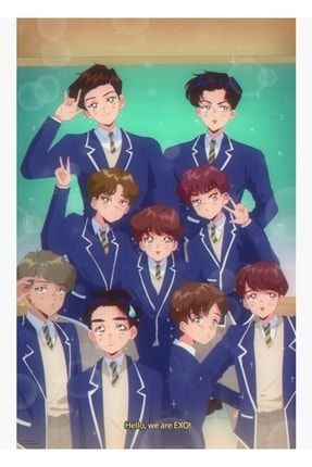 Knowing Bros Exo 2018 Tablo Ahşap Poster Dekoratif f8f8f8(1982)anime
