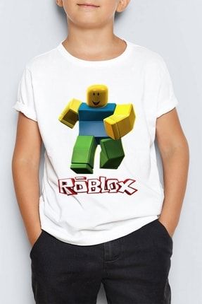 Roblox Baskılı Unisex Çocuk Tişört T-shirt Mr-07 PRA-5697241-130084