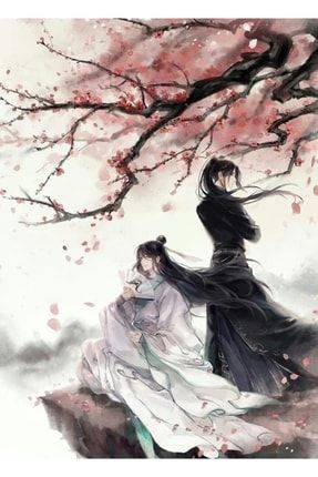 Tian Guan Ci Fu Tablo Ahşap Poster Dekoratif f8f8f8(4139)anime