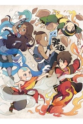Avatar Son Hava Bükücü Tablo Ahşap Poster Dekoratif f8f8f8(5927)anime