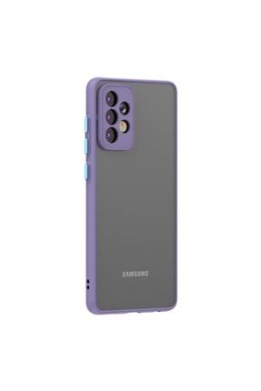 Samsung Galaxy A32 Uyumlu Kılıf 3d Kamera Korumalı Soft Matte Smoke Case a32smkecase