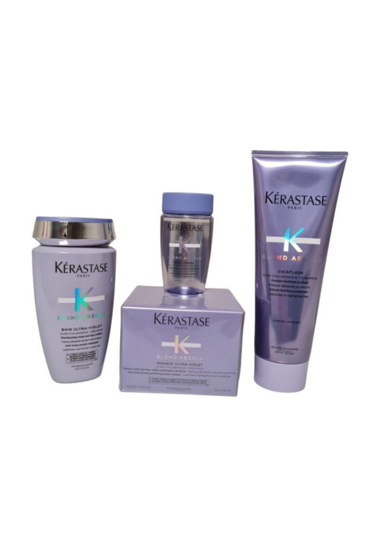 شامپو بلوند ابسولو + کرم + ماسک + 80 میلی لیتر شامپو لومیر Kerastase
