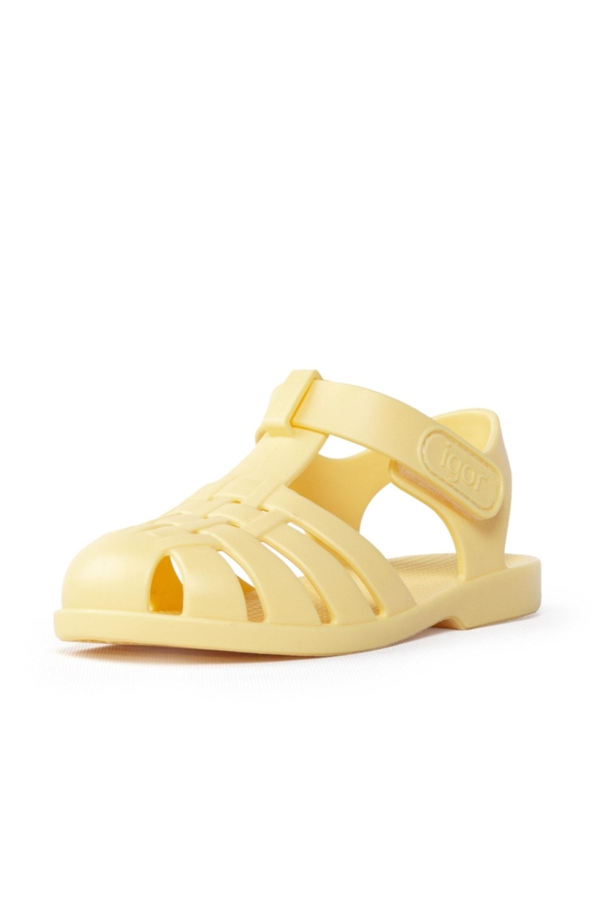 IGOR S10288 Clasica Velcro Kids Vanilla Sandals Trendyol