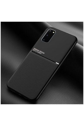Samsung Galaxy S20 Uyumlu Kılıf Design Silikon Kılıf Siyah 2100-m393