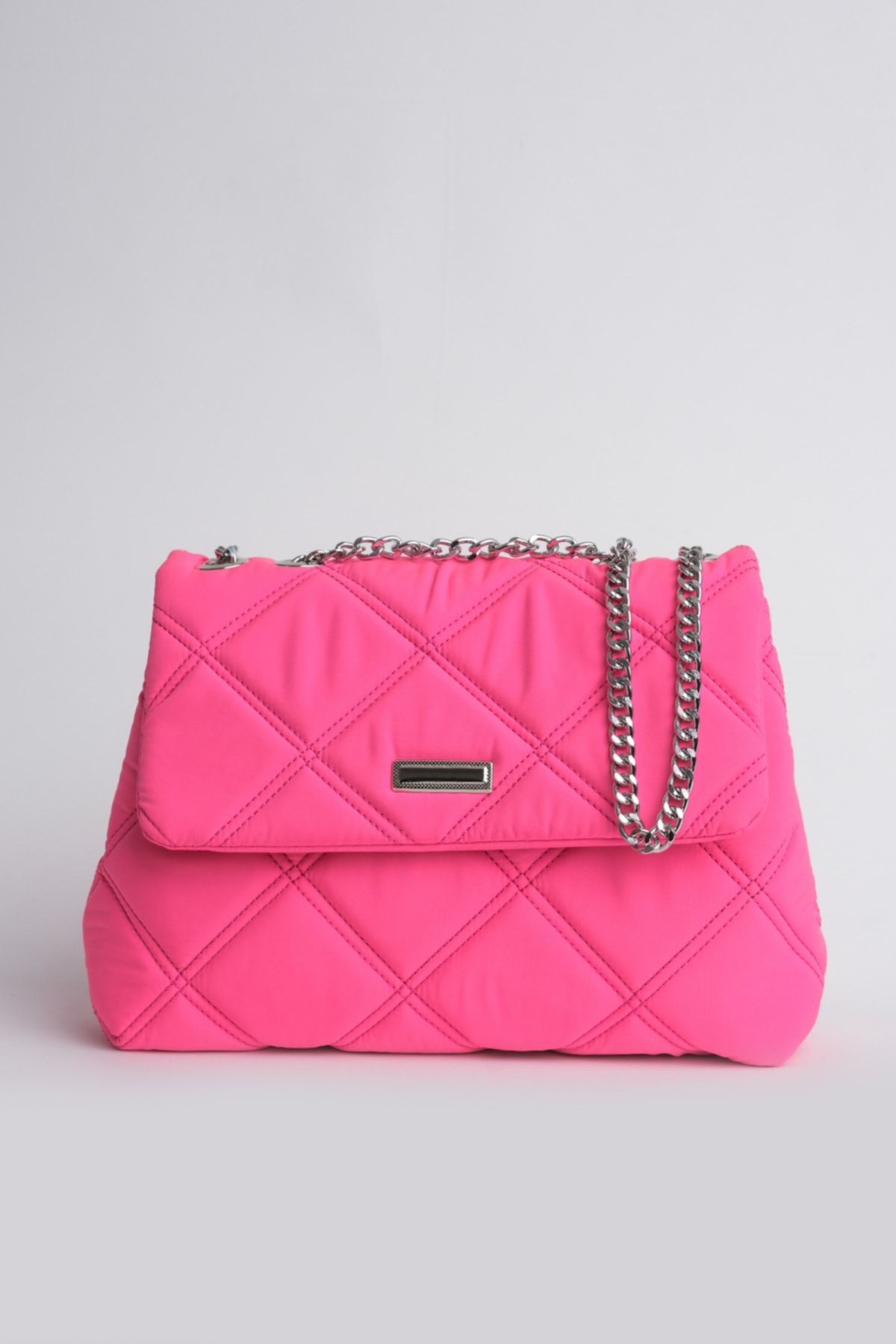Quilted fabric crossbody bag 2025