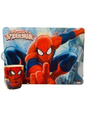 Spider-man (çocuk) Amerikan Servis + Porselen Kupa Bardak 324983243232900900