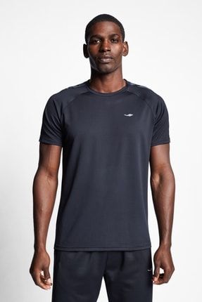 Siyah Erkek Kısa Kollu T-shirt 22b-1128 22BTES001128