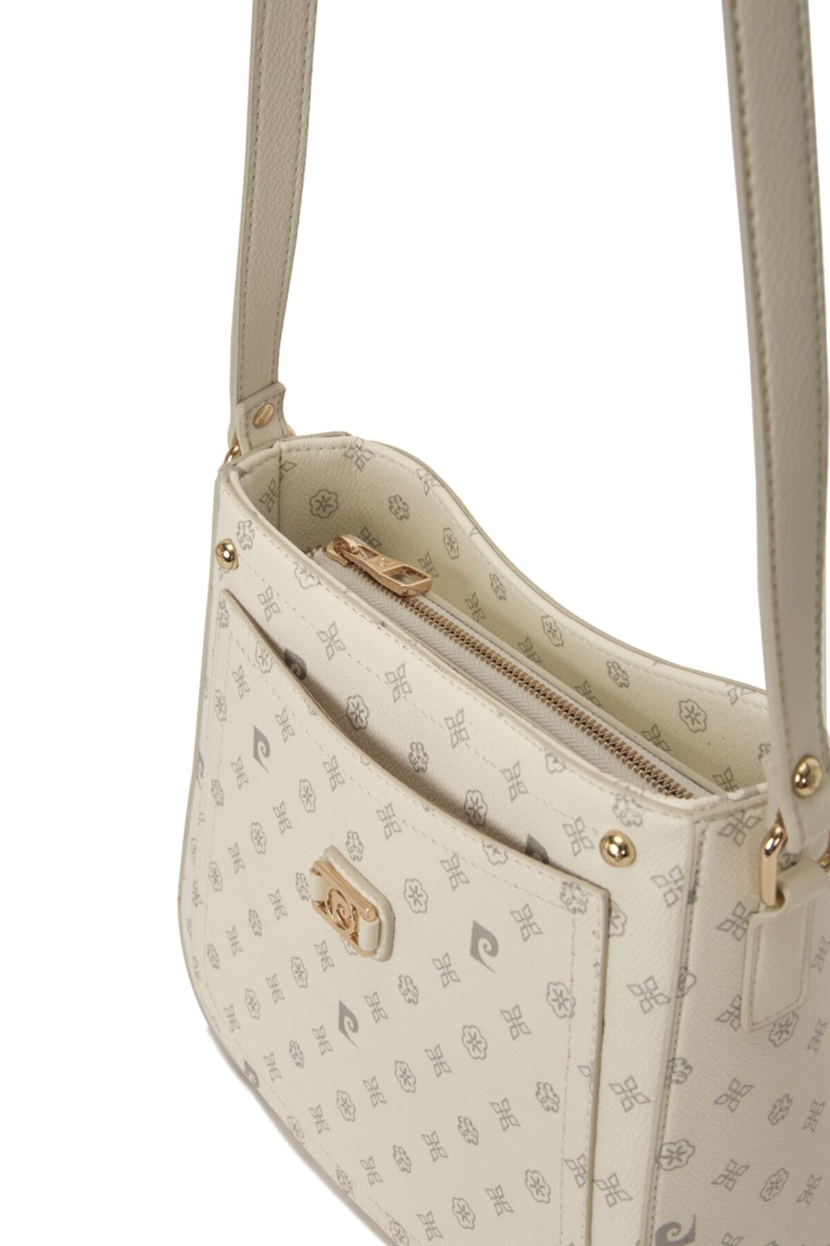 Pierre Cardin-Geantă de umăr pentru femei Monogram albă 05PO22Y1582 4