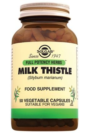 Milk Thistle 50 Kapsül (milk Tistle) Skt:05-2024 hızlıgeldi148