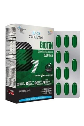 Biotin B7 Isırgan Tohum Yağı 30 Kapsül 5552555210587-2