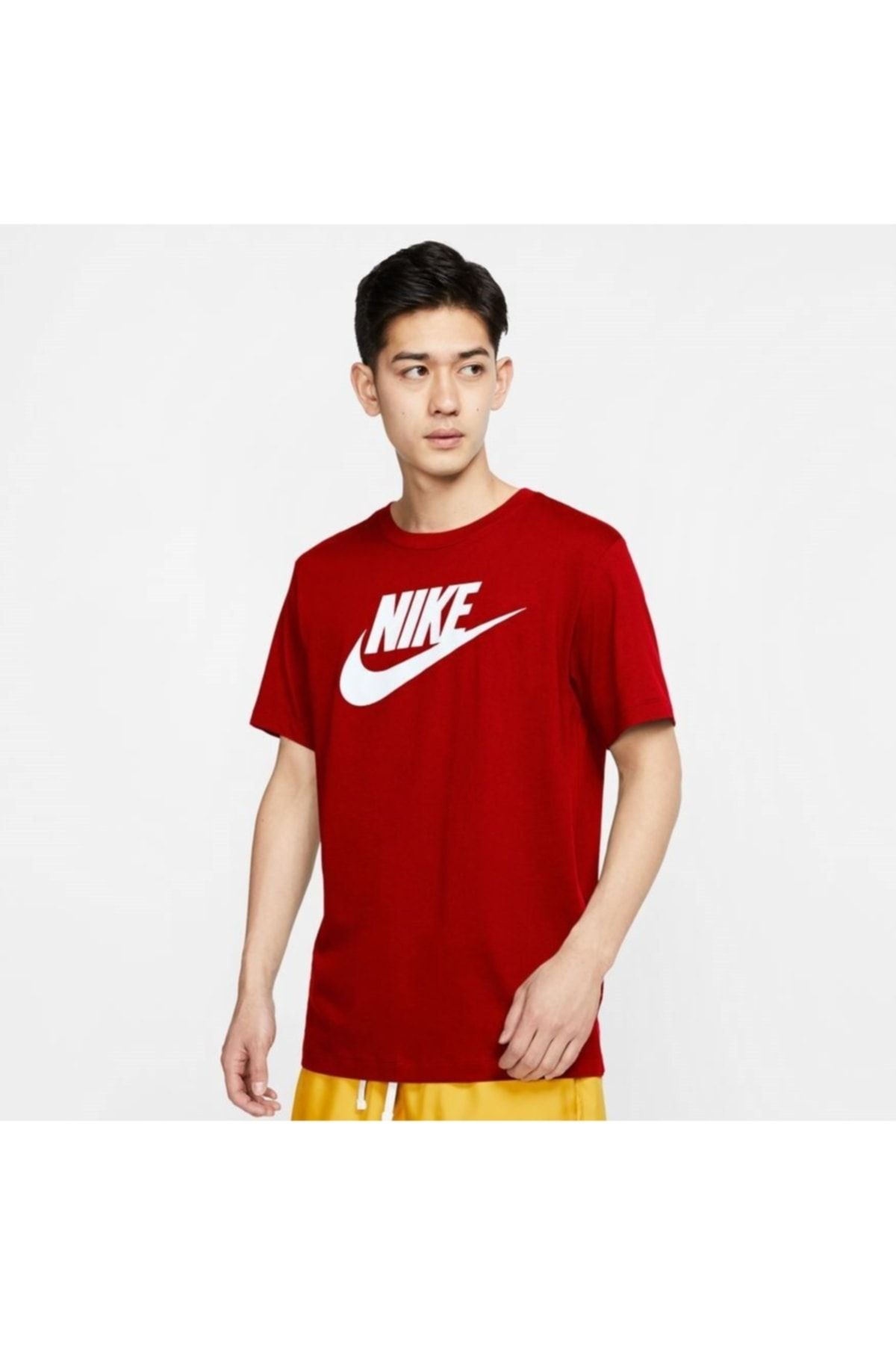 Nike T Shirt Gold colored Regular fit Trendyol