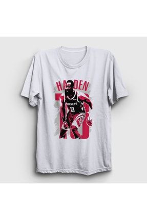 Unisex Beyaz James Harden 13 Nba Basketbol T-shirt 295640