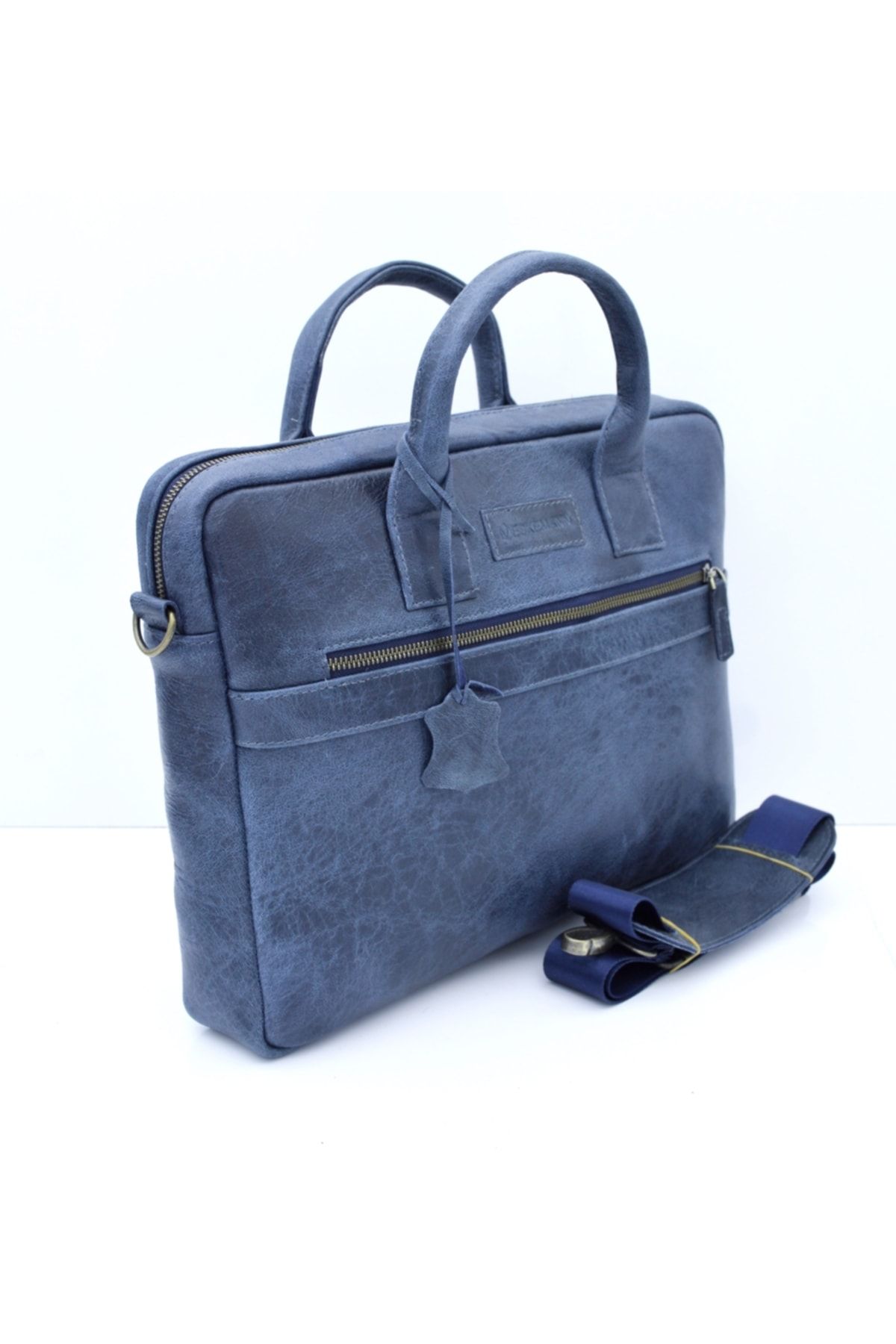 کیف نوت بوک آبی KARL NAVY & اورجینال Veskemann