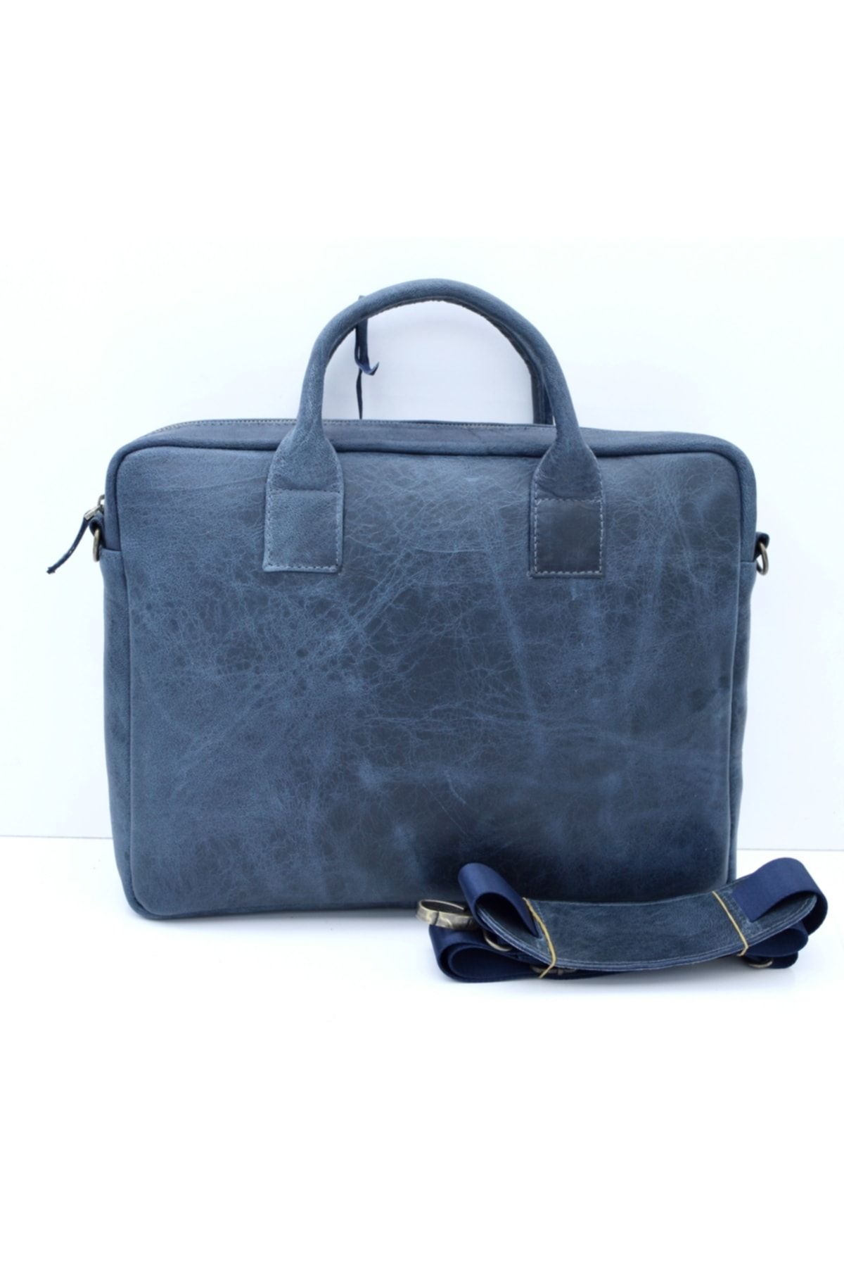 کیف نوت بوک آبی KARL NAVY & اورجینال Veskemann
