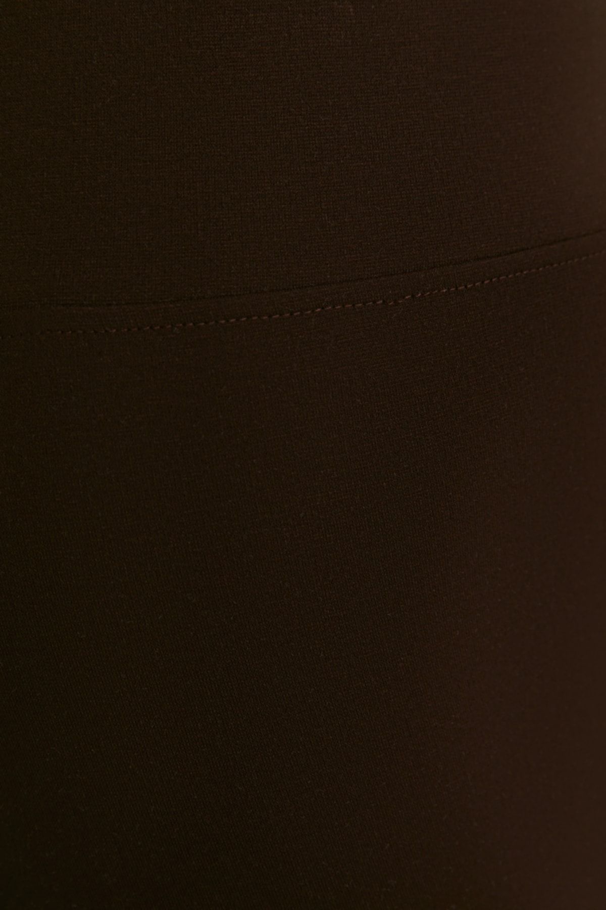 Trendyol Curve-Barna, magas derekú, kötött, nagy méretű leggings TBBSS22TA0022 5