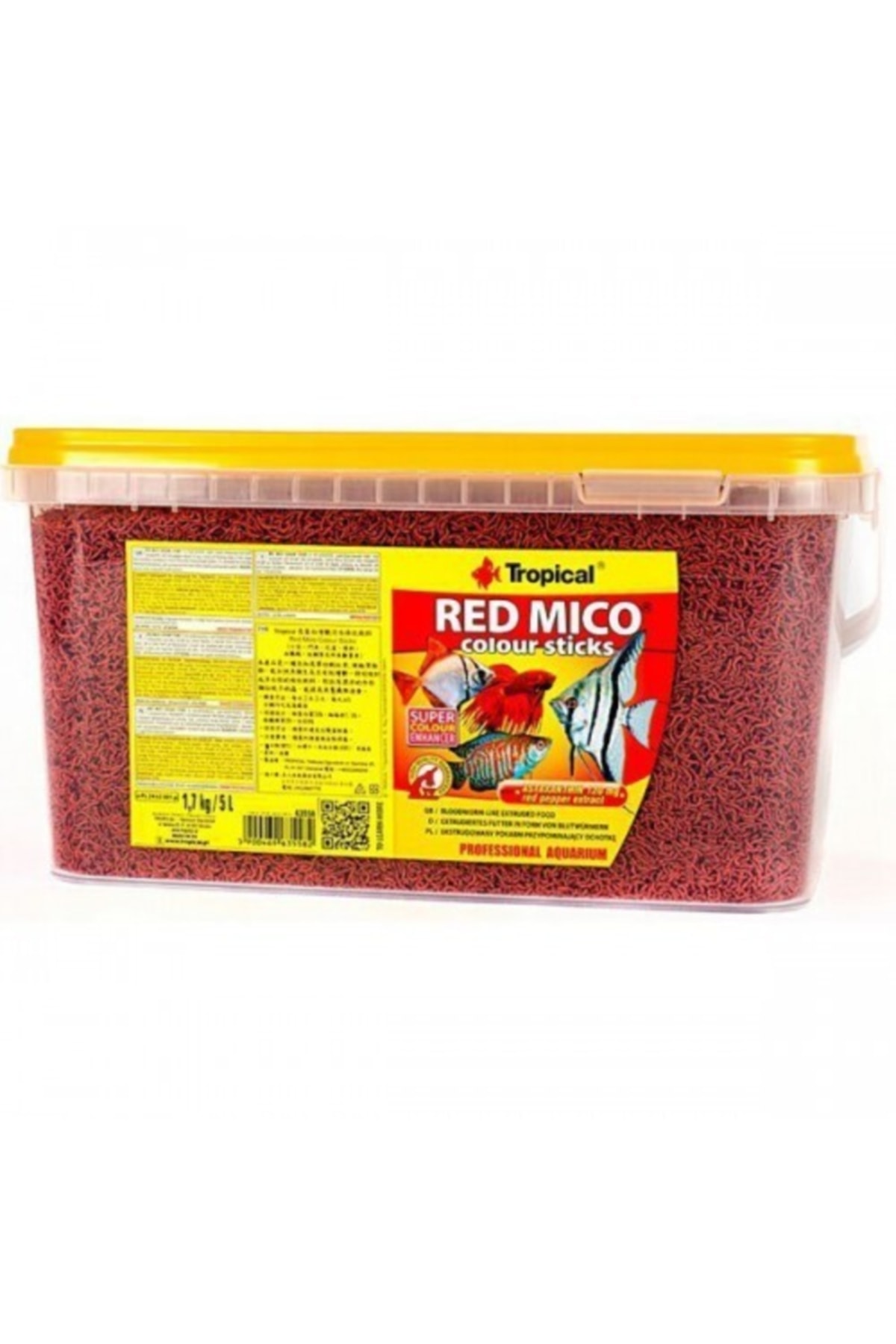 Tropical Red Mico Colour Sticks Yem (kan Kurdu) 50 Gr.