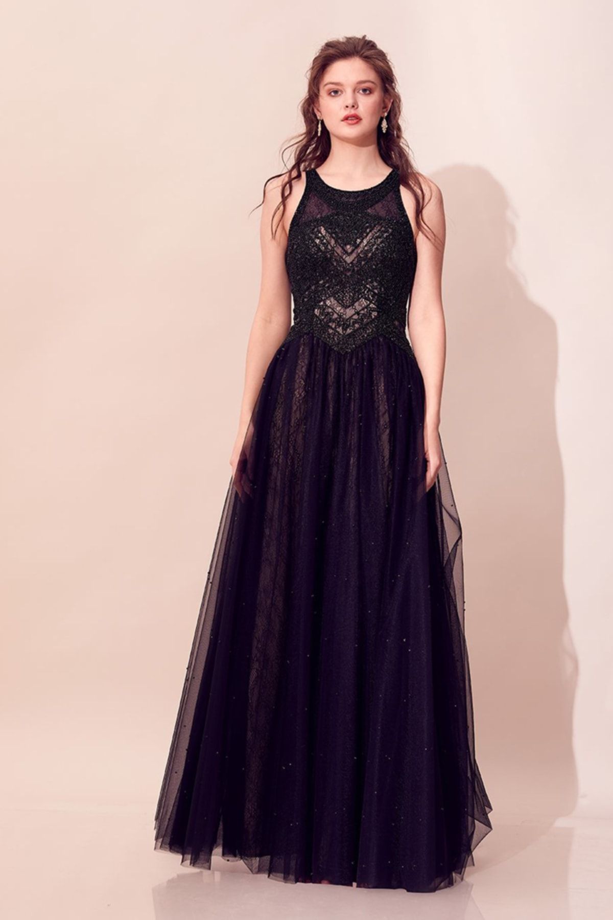 Tiara Women s Skirt Pearl Embellished Long Evening Dress 5946131