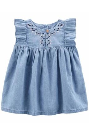 Kız Bebek Denim Elbise Mavi 1M996110
