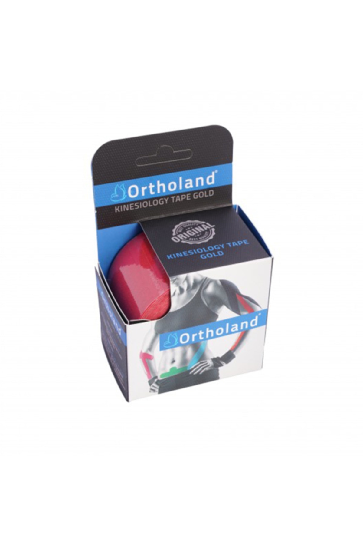 Ortholand Kınesıology Ağrı Bandı Bandı Pembe Renkli 5 Cm*5 Mt