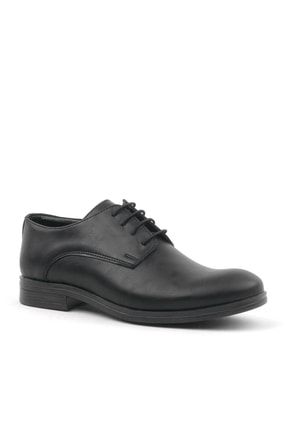Siyah Mat Bağcıklı Oxford Çocuk Ayakkabı TX5D09CB5821101