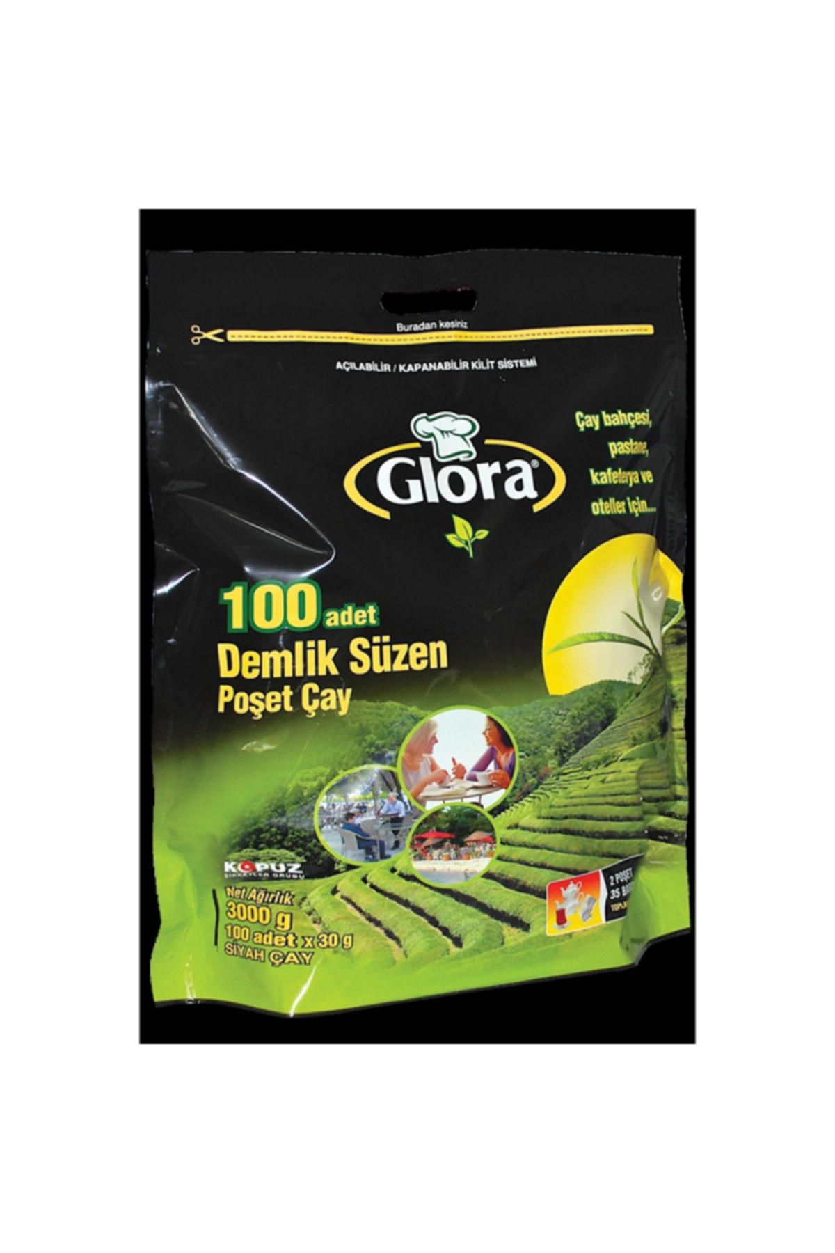 vegaçay Vega Glora Demlik Poset 3 Kg 100 X 30 Gr