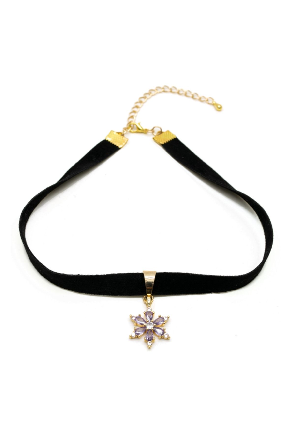 Gold black clearance choker