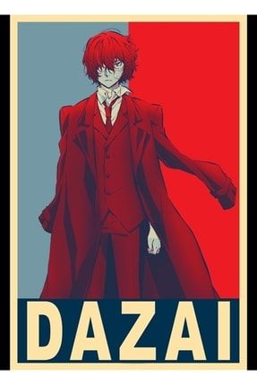 Dazai Osamu Poster Tablo Ahşap Poster Dekoratif f8f8f8(4293)anime