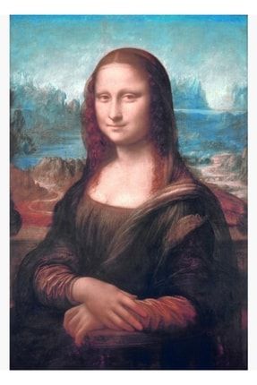 Monalisa, Leonardo Da Vinci Tablo Ahşap Poster Dekoratif f8f8f8(1022)gezi