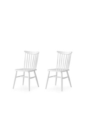 Kırlangıç Ahşap Ağaç Mutfak Sandalyesi 2 Li Set KRL2055BYZ