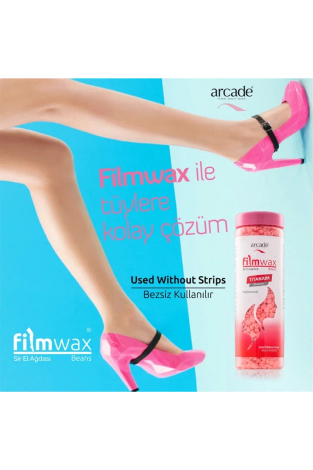 Filmwax Boncuklu Sir El Ağdası 400 Gr Titanium Pudralı — 8697454051928 — تصویر 3 از 3