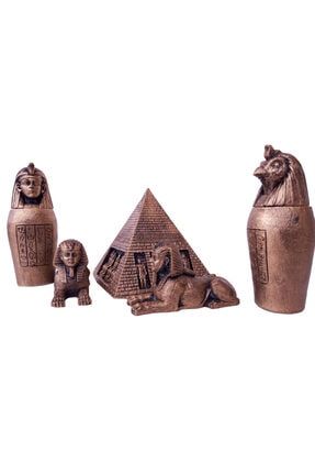 Mısır Firavun Piramit Horus Sfenks Set(11cm) 425.gg-1