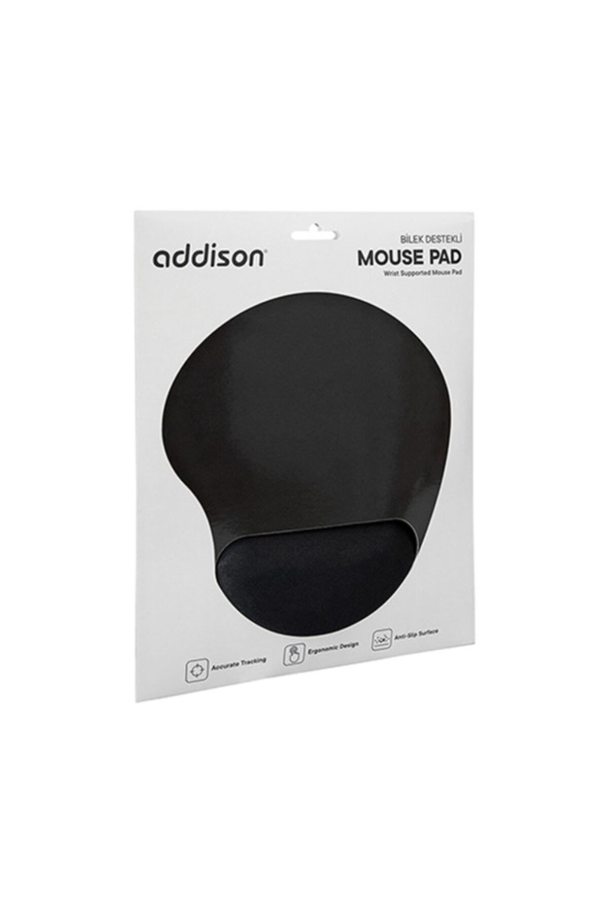electroon-Addison 300521   Ergonomic Mouse Pad with Wrist Support 22X20Cm 2