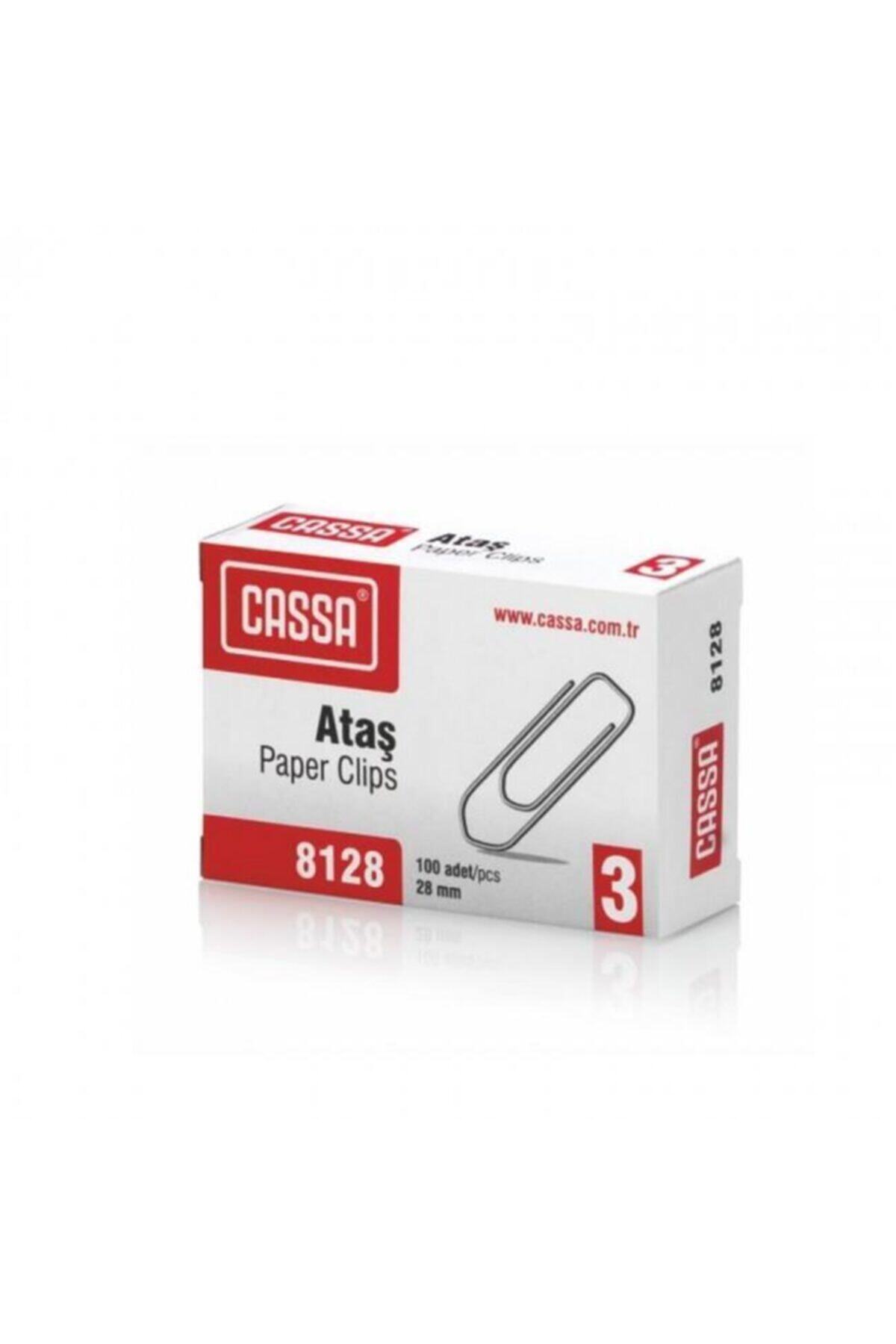 Cassa-8128 مشبك ورق 28 مم، عبوة من 100 قطعة 1