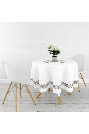 elegancev dantel motifli musamba yuvarlak masa ortusu 150 cm fiyati yorumlari trendyol