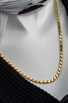 Kadın 14 Ayar Altın Pul Zincir Kolye Sarı 9 gr 00267