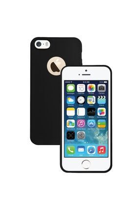 Apple Iphone 5 - 5s Yumuşak Silikon Kılıf Siyah ZÇ-71-İPHONE-5