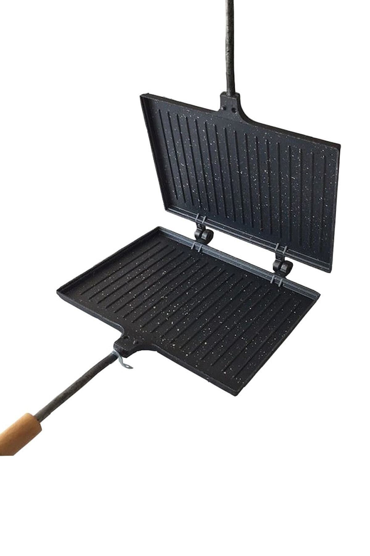 Genel Markalar Metal Ocak Üstü İç Dış Granit El Tost Makinesi