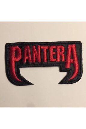 Pantera Kırmızı Logo Dimebag Darrell Patch,peç,arma Ve Kot Yamaları (9,5CM.X5,5CM.) P-020